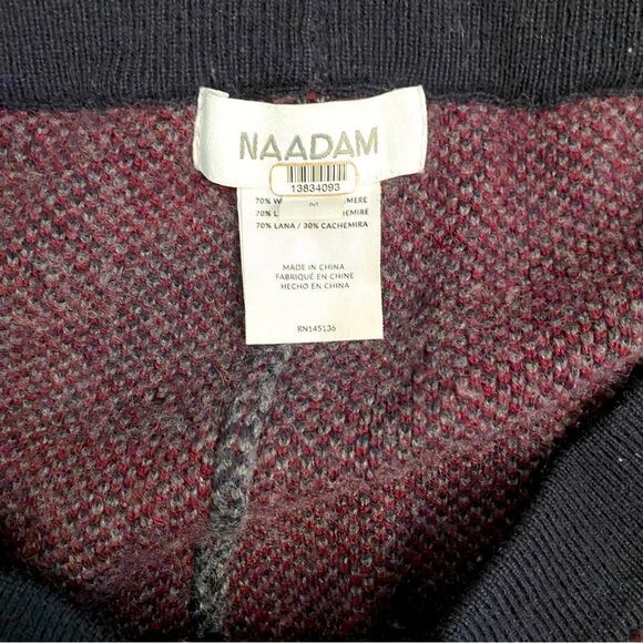 NAADAM Wool Cashmere Checkered Pants Size Medium - Picture 6 of 6